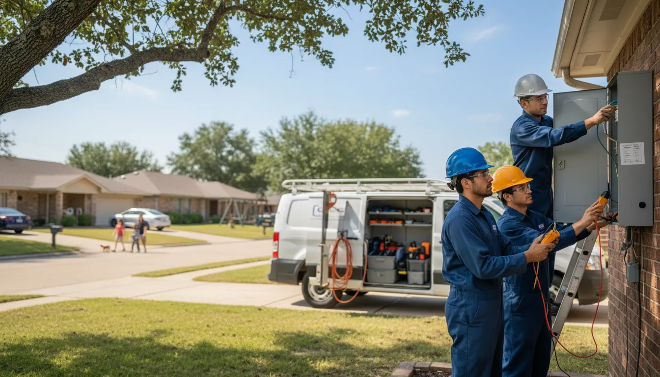 Certified electrician providing emergency electrical services in Shelley, ID